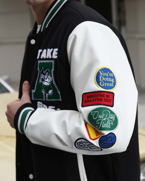 Chaqueta de béisbol Vintage Letterman-Entrega local en México 