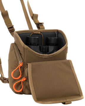 Paquete de pecho con arnés binocular Tuxapo y estuche para binoculares con bolsa para telémetro