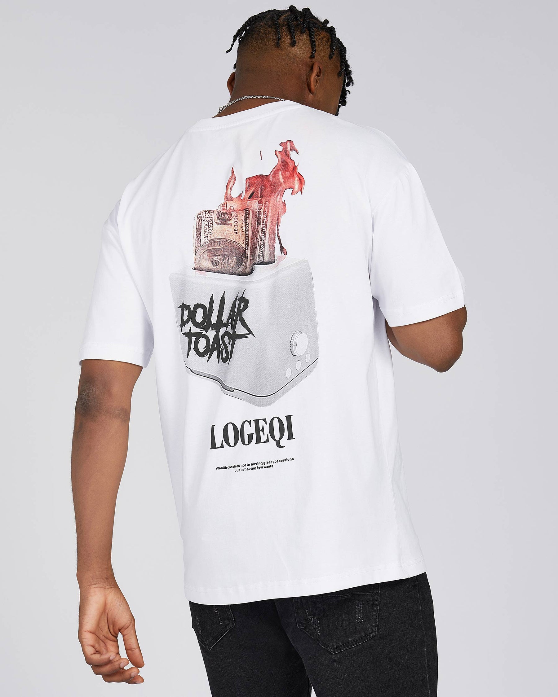 Camiseta con estampado gráfico artístico de Skatewear 