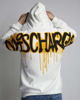 Hoodie with Distressed Print-Mexico Local Delivery