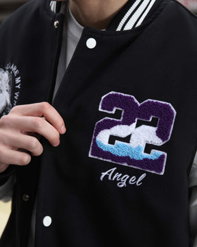 Chaqueta de béisbol con logo bordado 