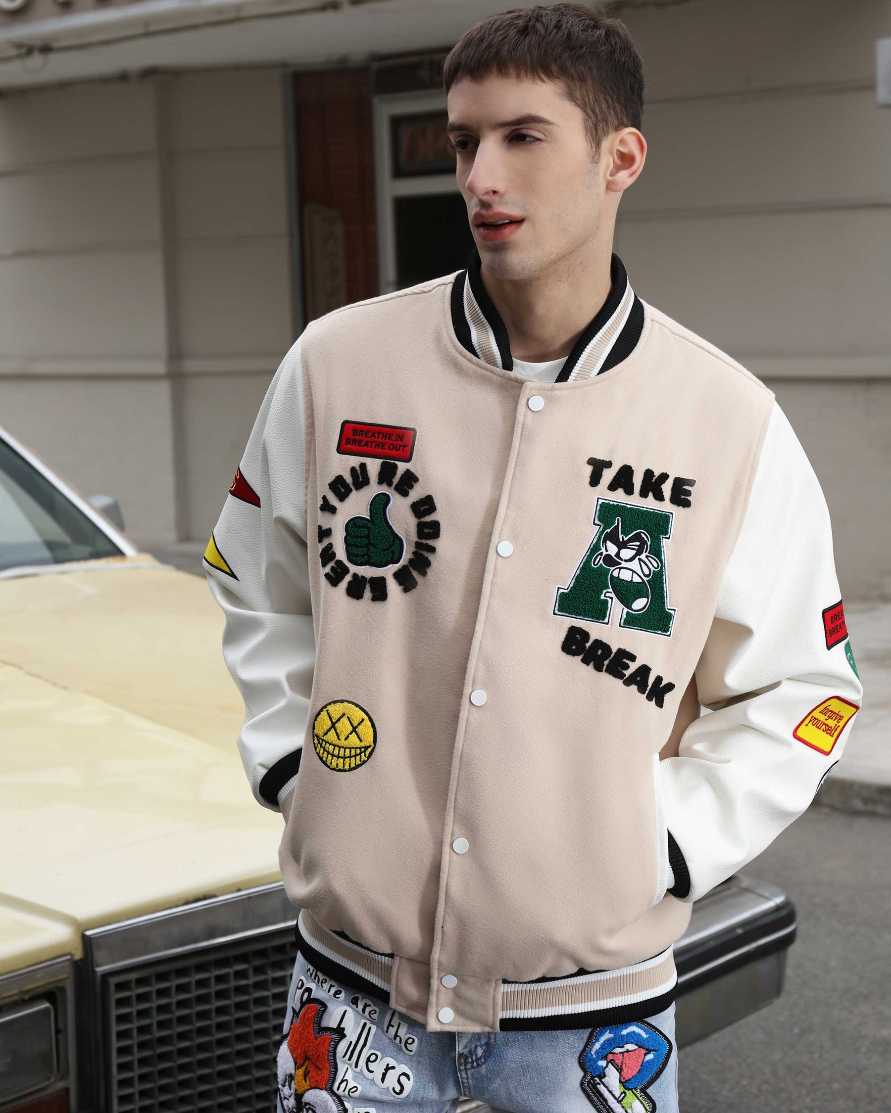 Chaqueta de béisbol Vintage Letterman 