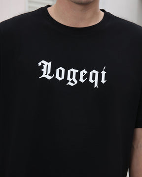 Camiseta con estampado gráfico y logotipo del diseñador-Entrega local en México 