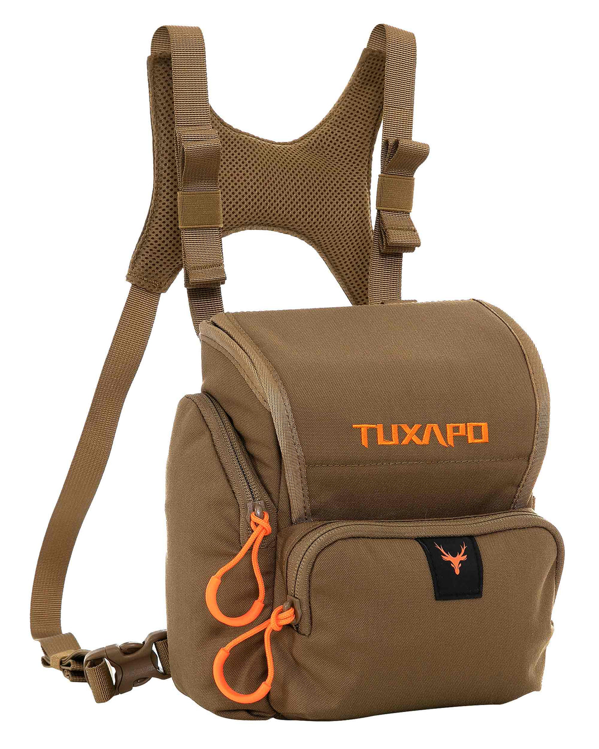 Tuxapo Binocular Harness Chest Pack with Rangefinder Pouch Bino Case