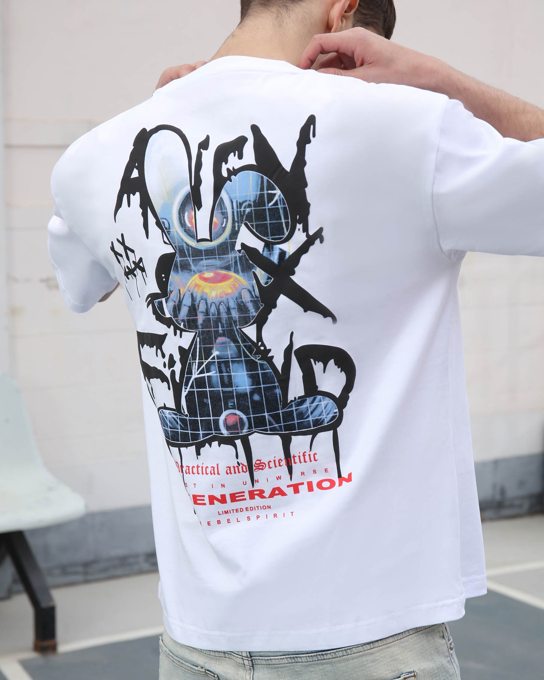 Camiseta con diseño de conejito de uso informal 