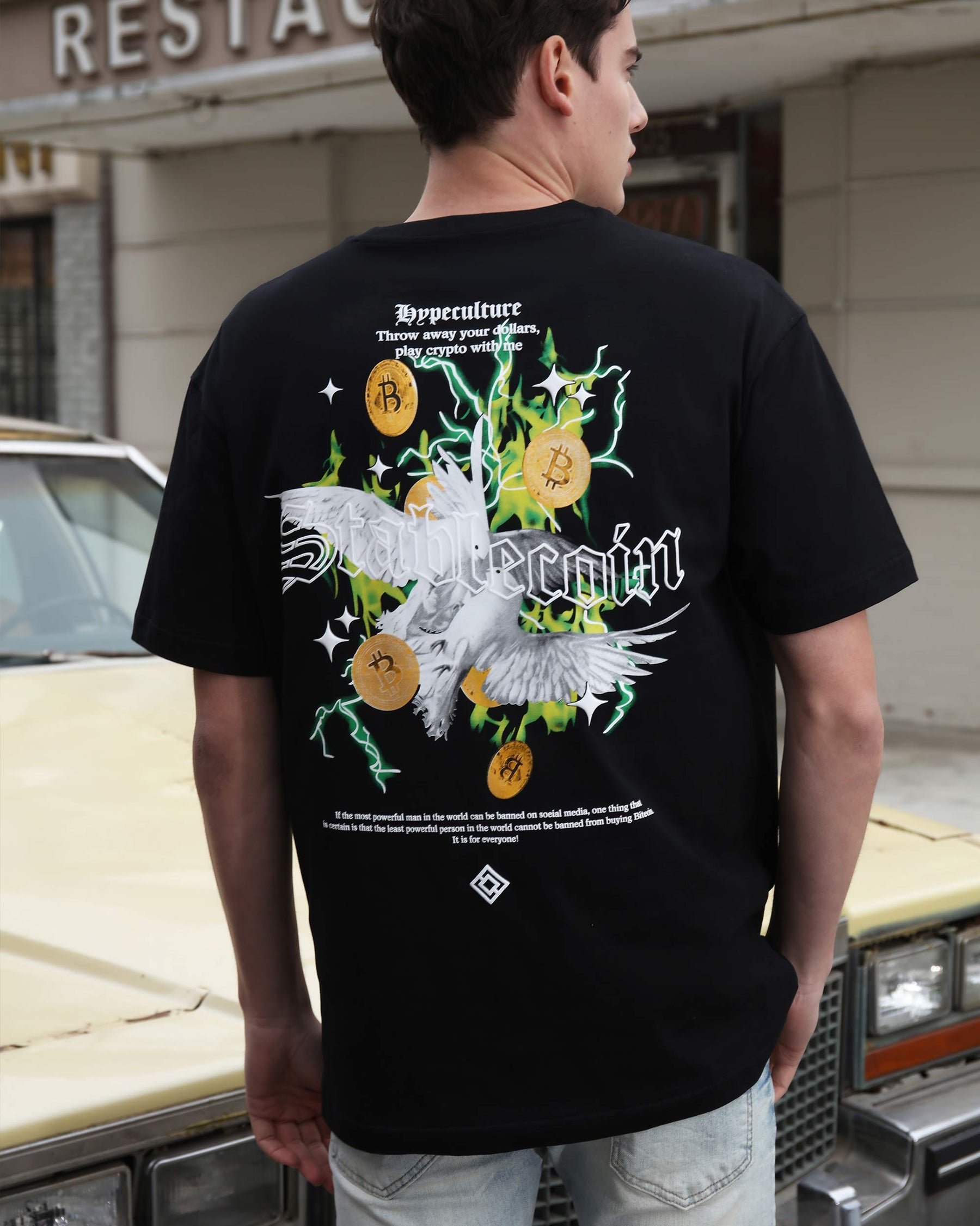 Crew Neck Stylish Tee-Mexico Local Delivery