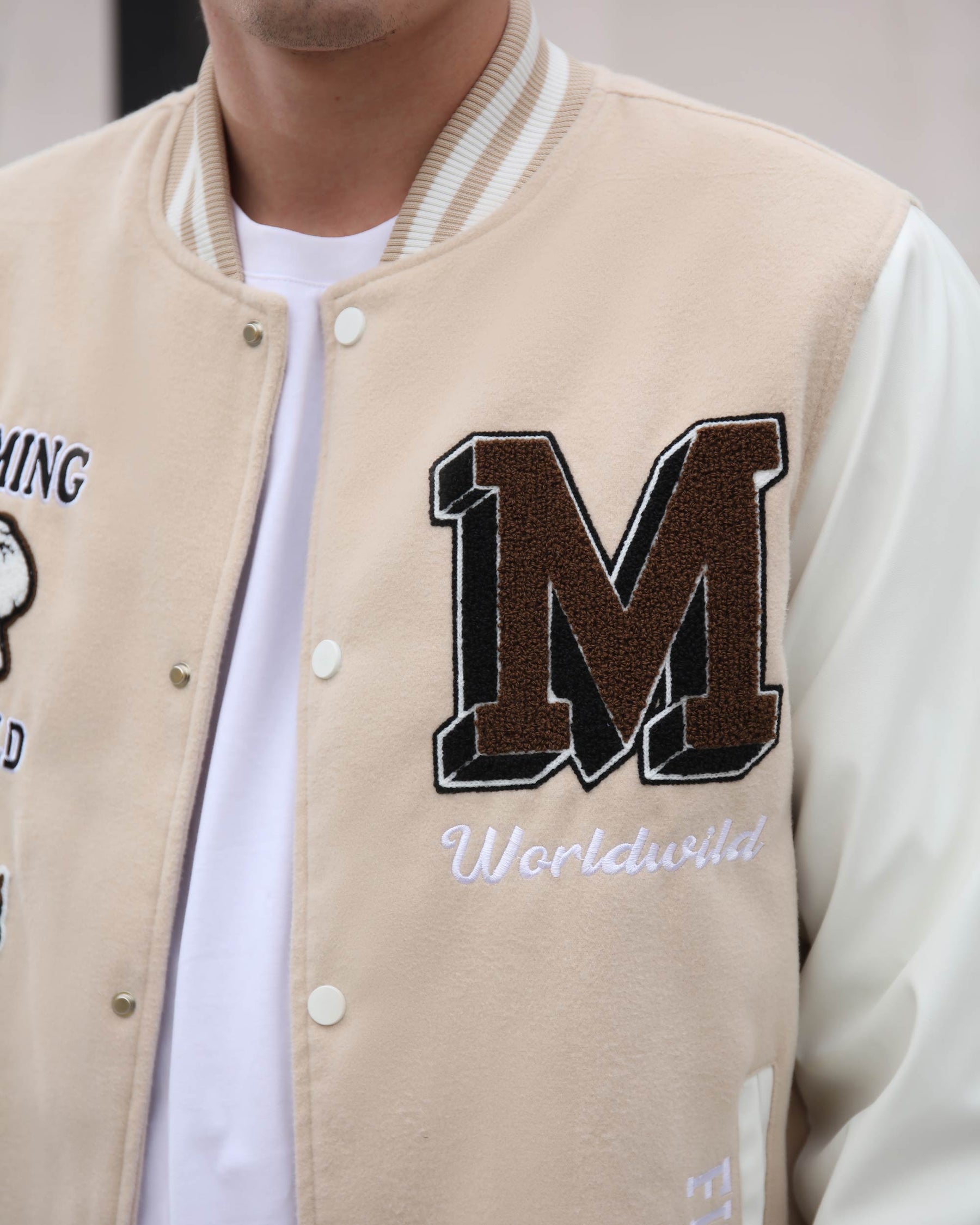 Quilted Lining Baseball Jacket-Mexico Local Delivery