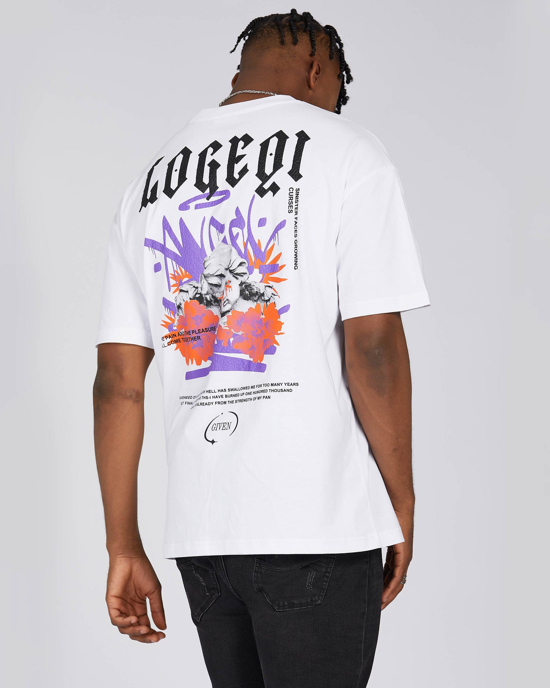 Camiseta con estampado gráfico de moda independiente-Entrega local en México 