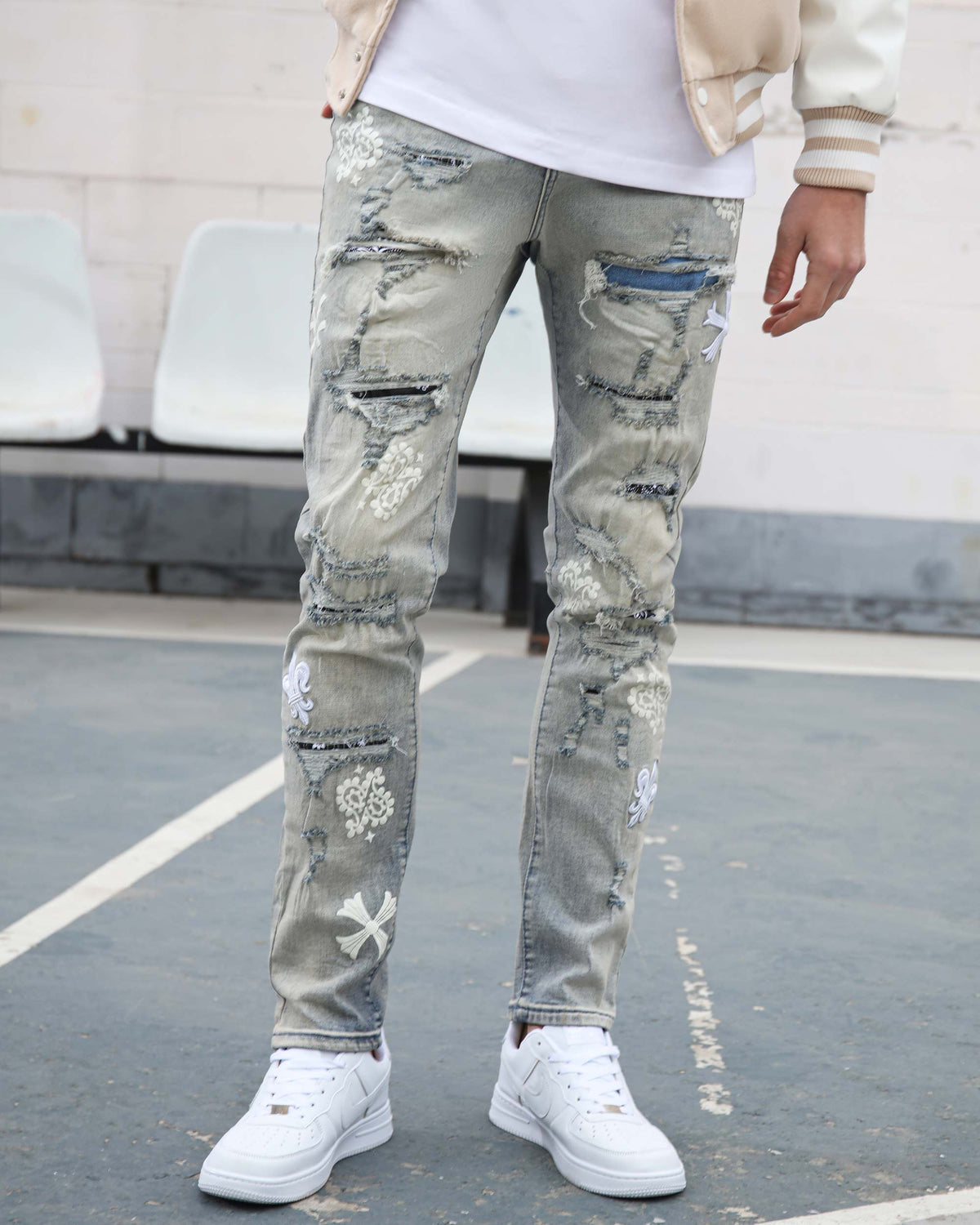 Distressed Ripped Vintage Trendsetter Jeans