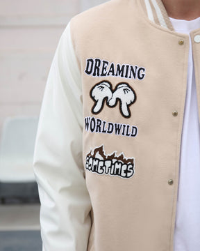 Quilted Lining Baseball Jacket-Mexico Local Delivery