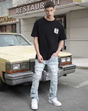 Urban Style Numbers Printed Tee