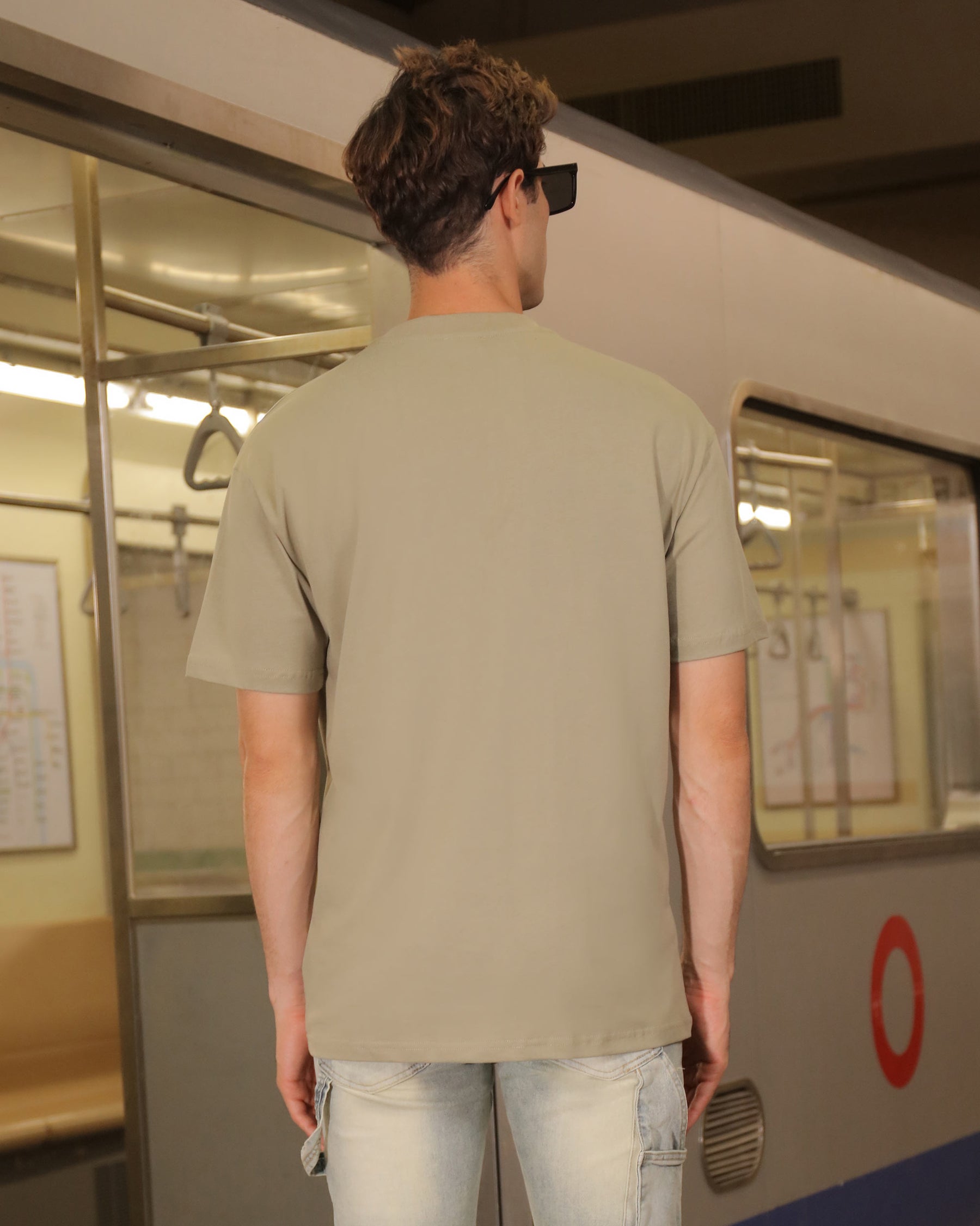 Essential Solid Cotton T-Shirt-Green