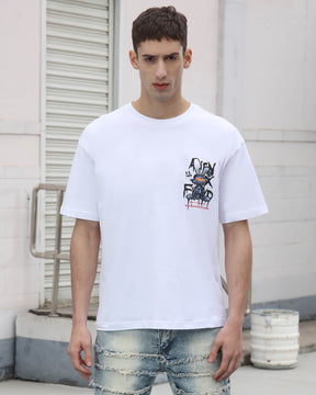 Camiseta con diseño de conejito de uso informal 