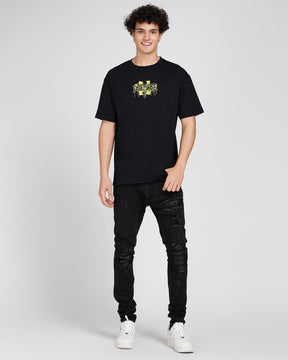 Trendsetting Graffiti Print Tee-Mexico Local Delivery