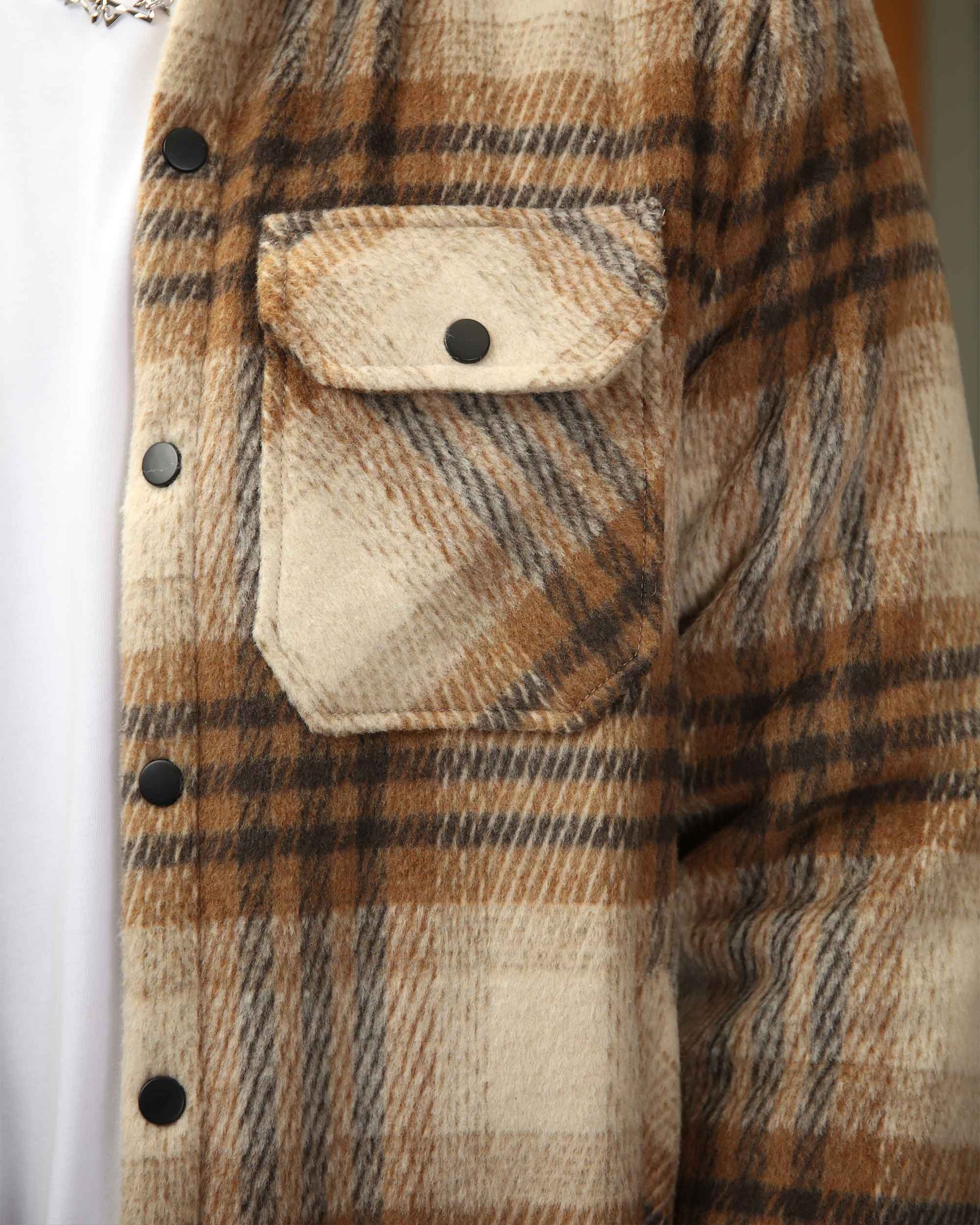 Flannel Plaid Jacket - Warm and Cozy