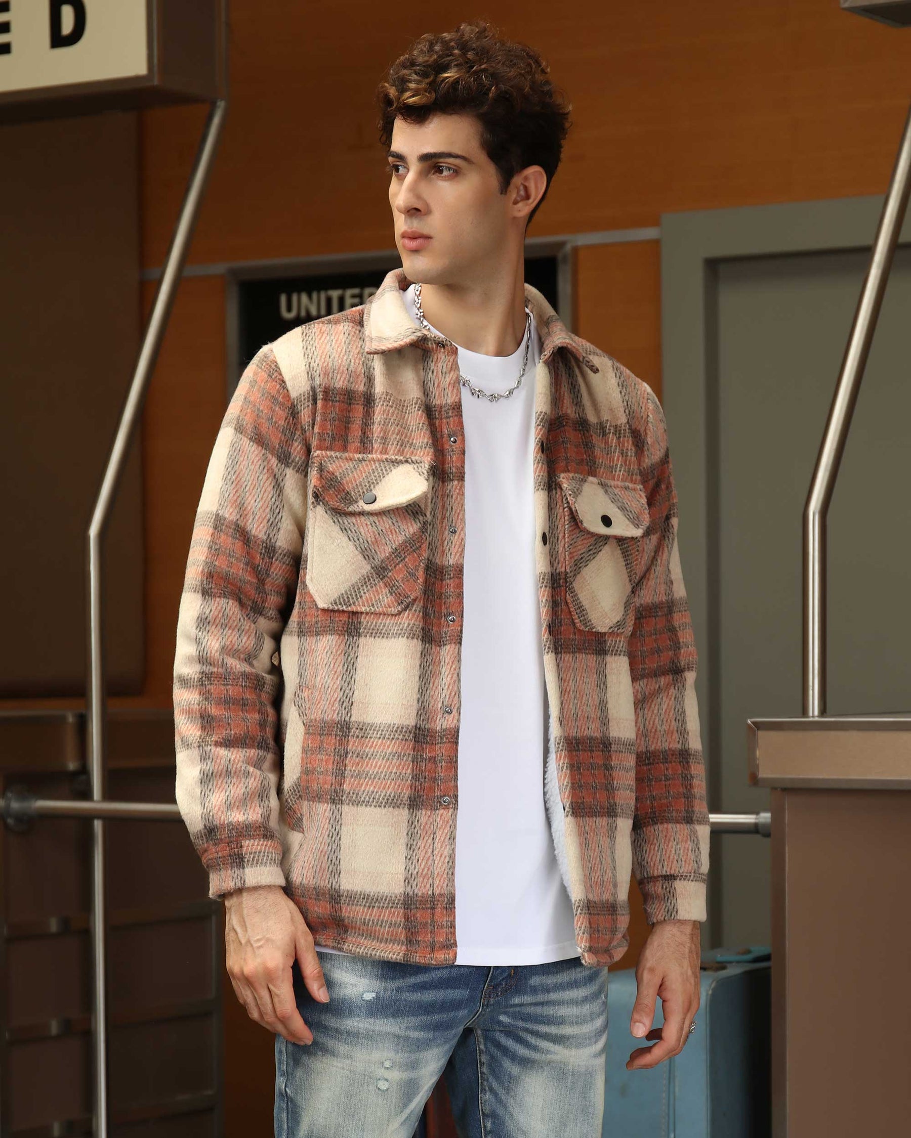 Flannel Plaid Jacket - Warm and Cozy