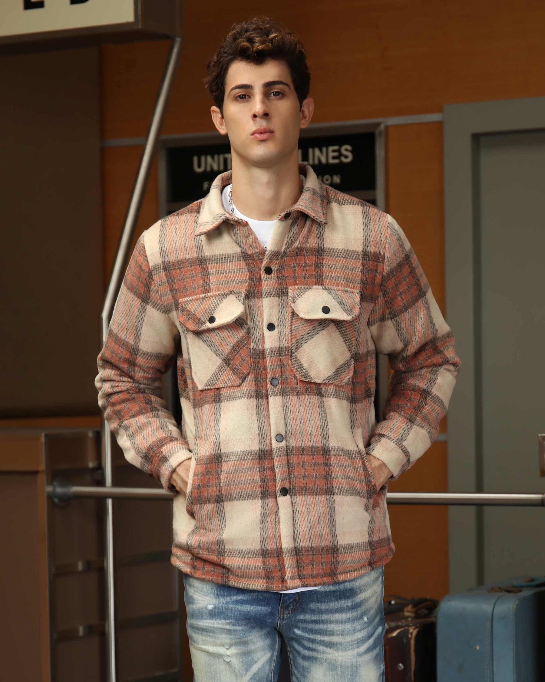 Flannel Plaid Jacket - Warm and Cozy