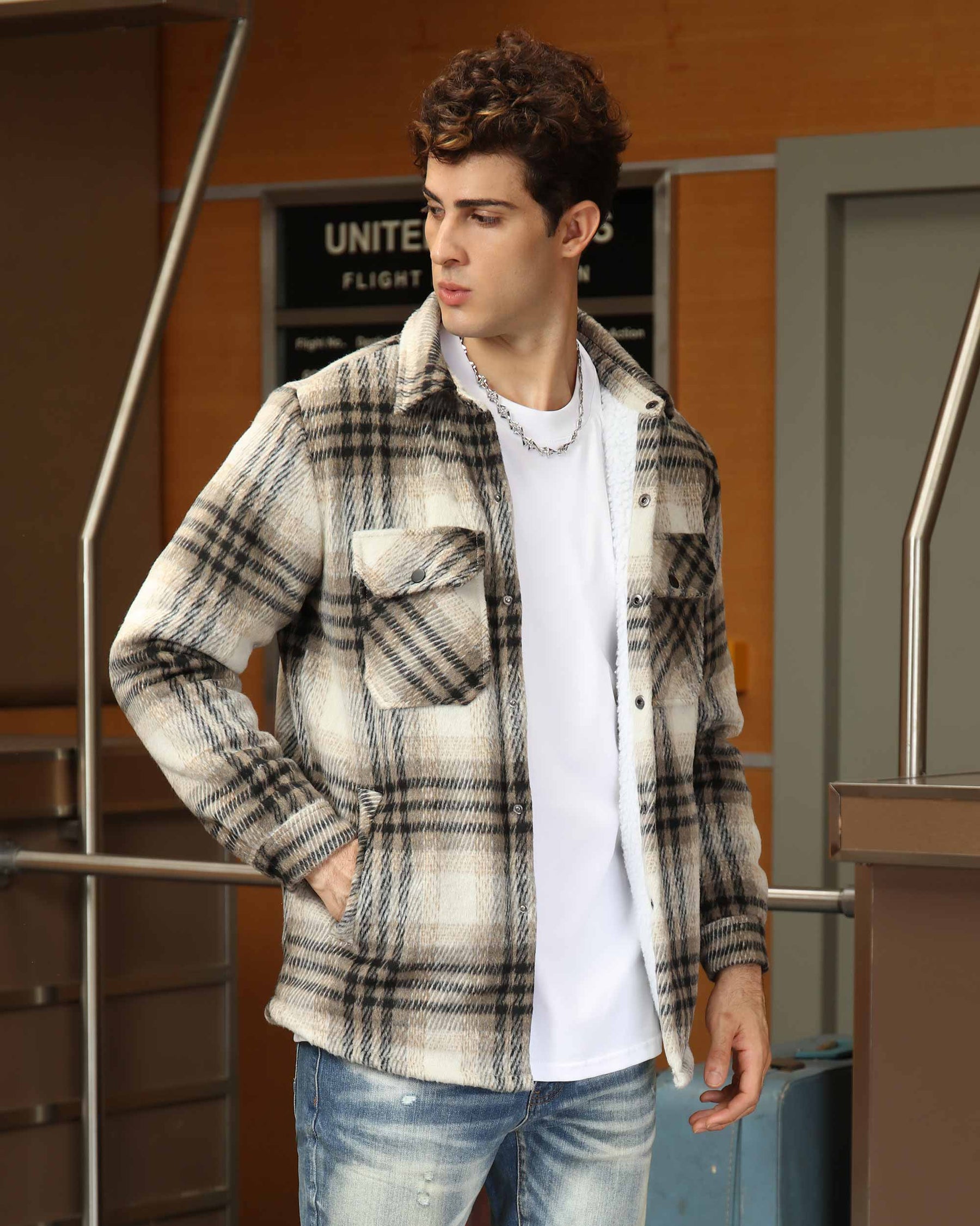 Flannel Plaid Jacket - Warm and Cozy