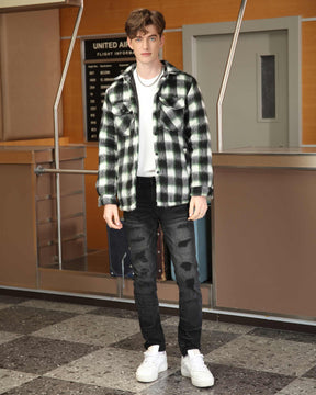 Utility Plaid Jacket - Functional and Stylish