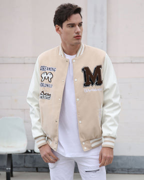 Quilted Lining Baseball Jacket-Mexico Local Delivery