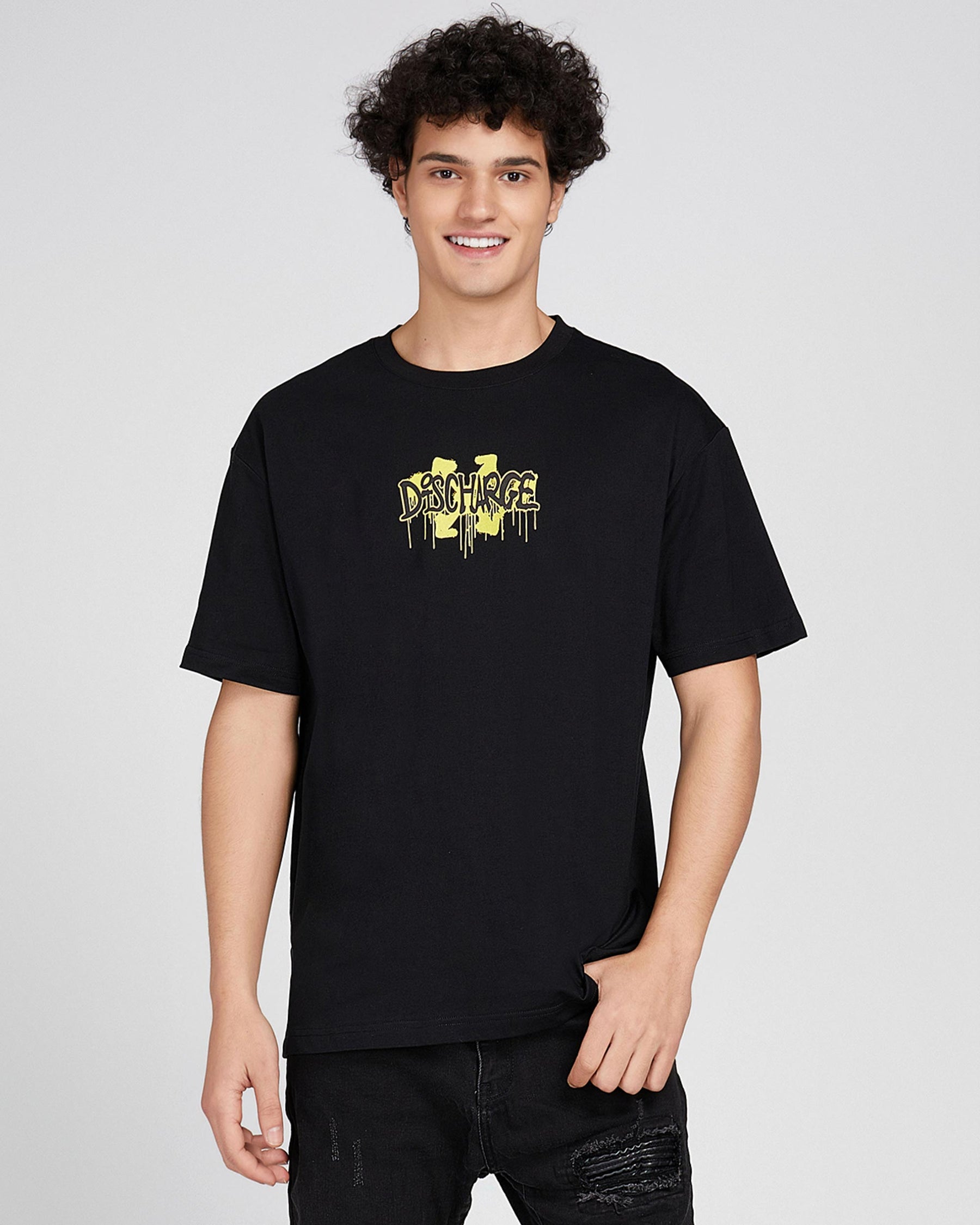 Trendsetting Graffiti Print Tee