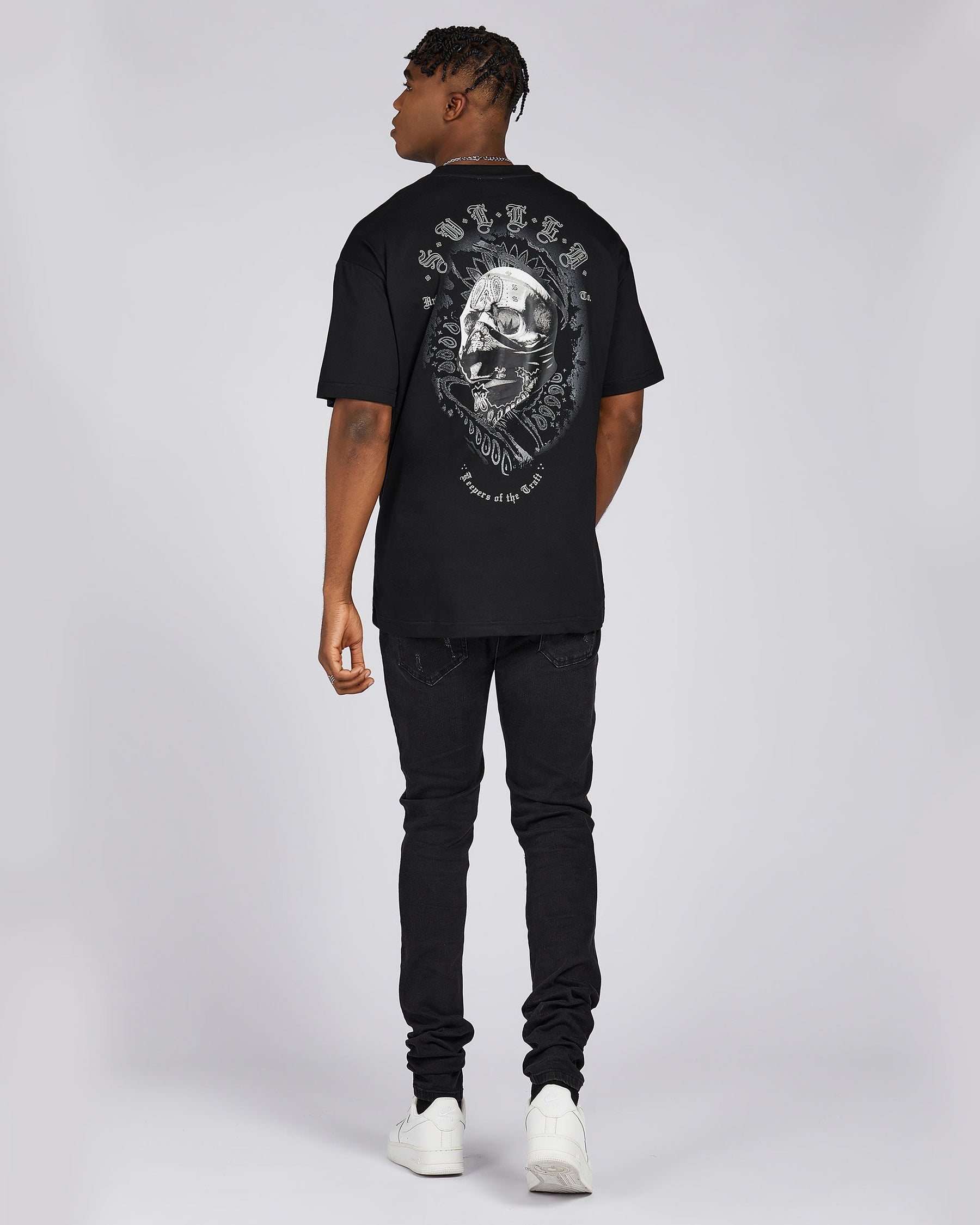Vintage Skull Graphic Tee-Mexico Local Delivery