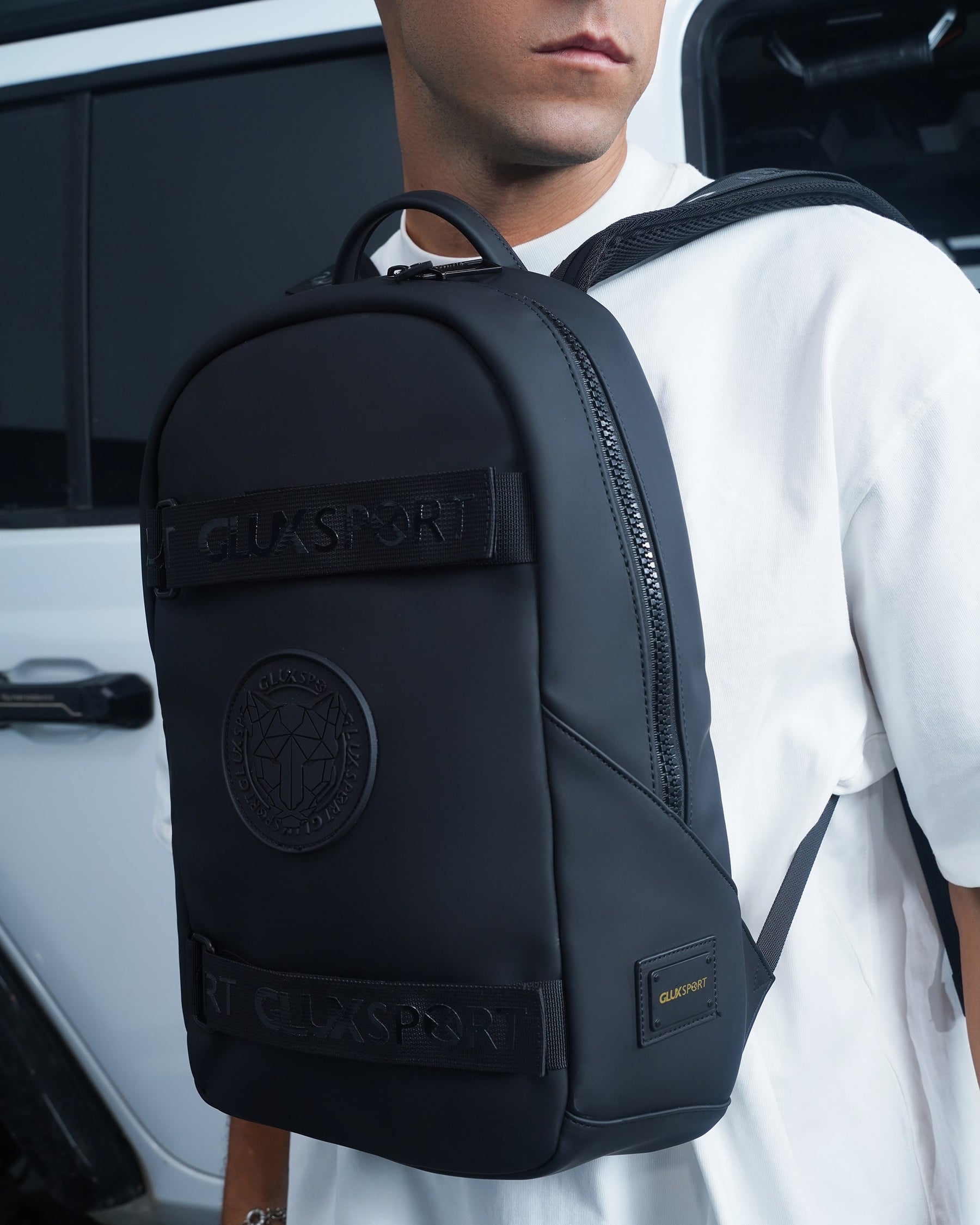 Mochila para hombre Glux, bolsa para ordenador portátil