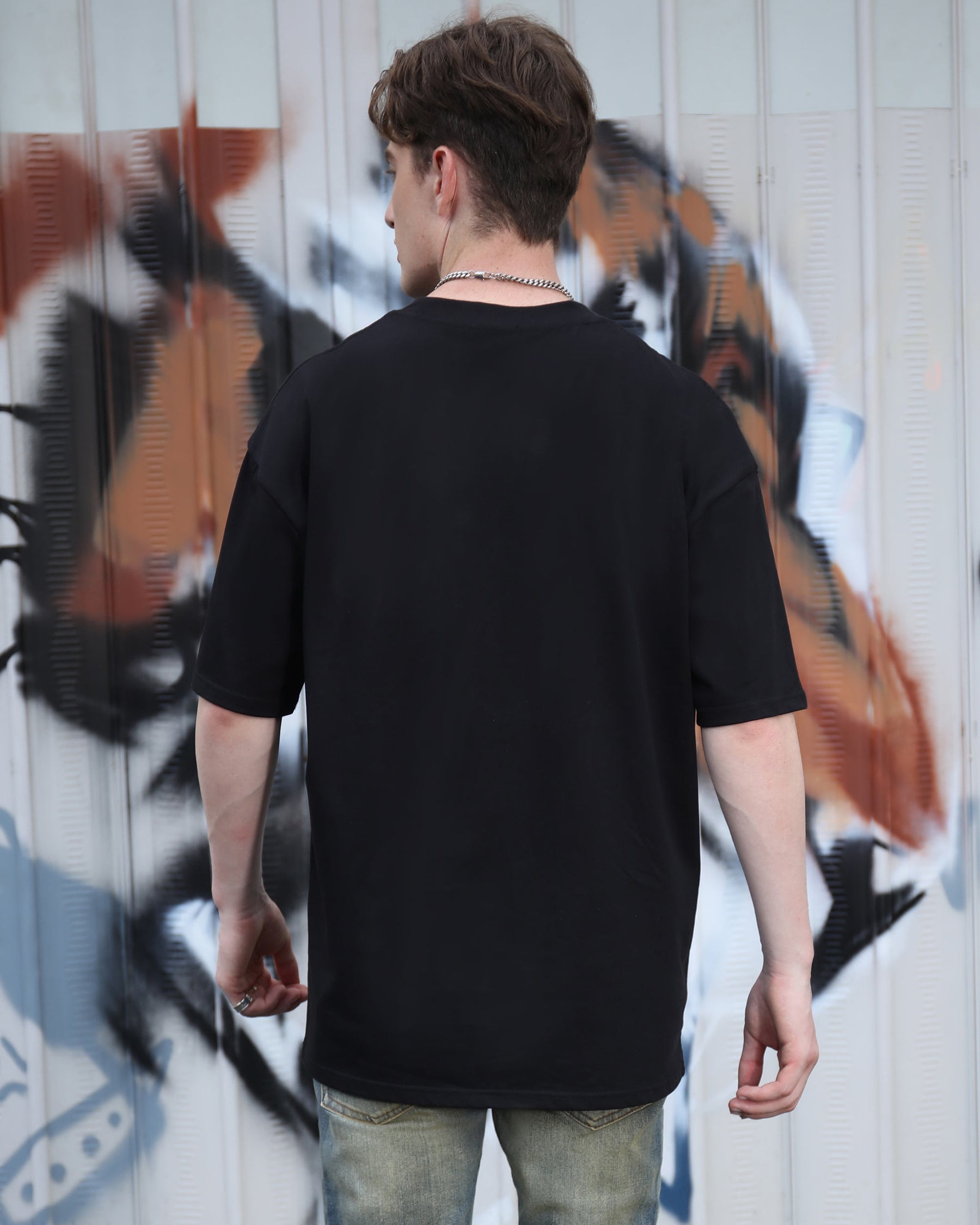 Essential Solid Cotton T-Shirt-Black