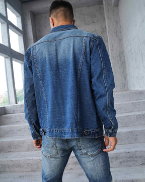 Logeqi Blue Denim Jacket